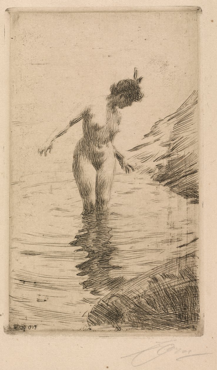 Kręgi Wody II autorstwa Anders Leonard Zorn