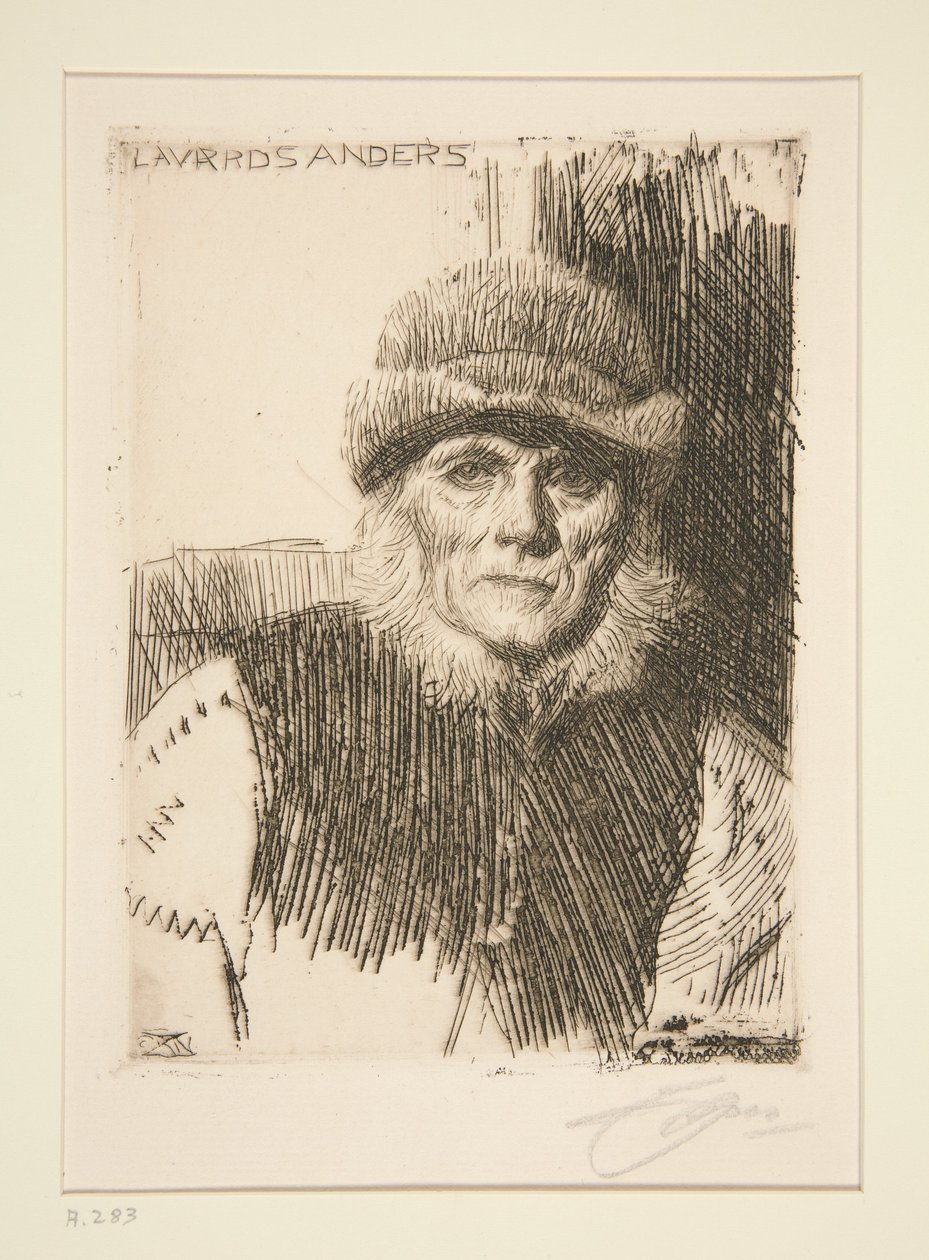 Chłop z Dalarny autorstwa Anders Zorn
