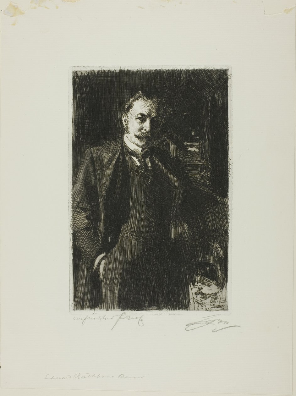 ER Bacon autorstwa Anders Leonard Zorn