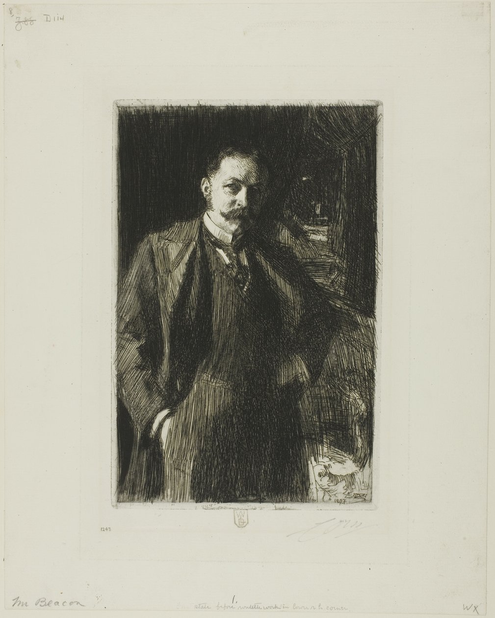 ER Bacon autorstwa Anders Leonard Zorn