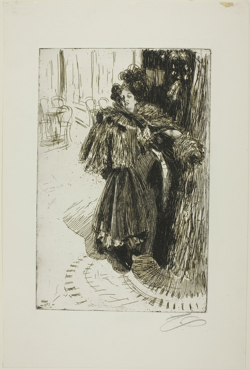 Effet de Nuit III autorstwa Anders Leonard Zorn