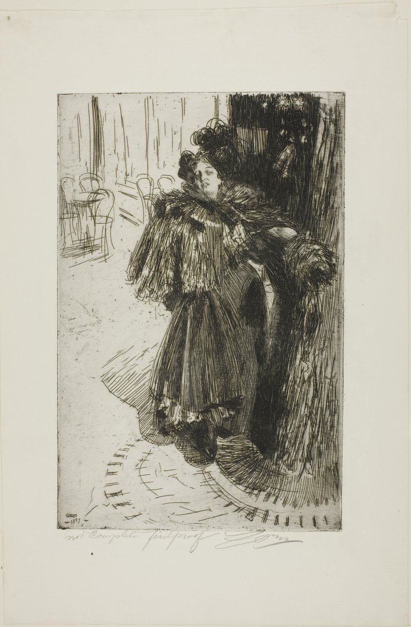 Effet de Nuit III autorstwa Anders Leonard Zorn