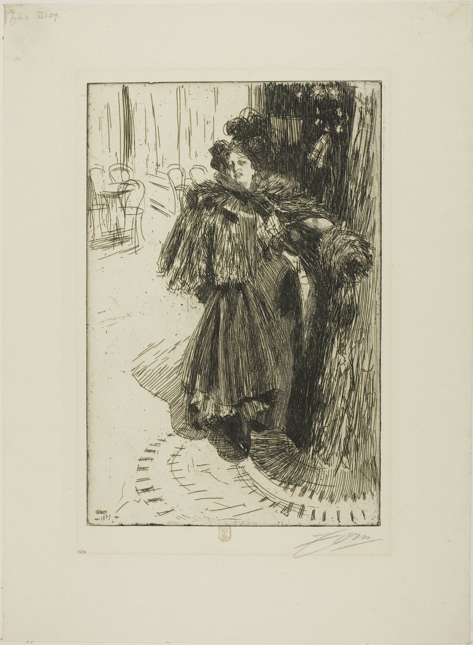 Effet de Nuit III autorstwa Anders Leonard Zorn