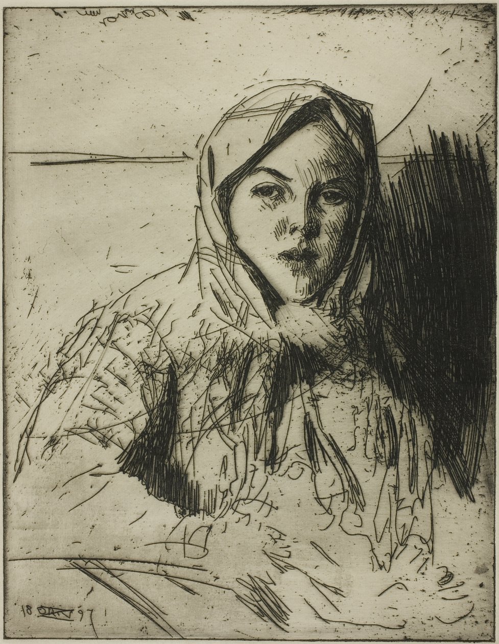 Emma, Dziewczyna z Mora autorstwa Anders Leonard Zorn
