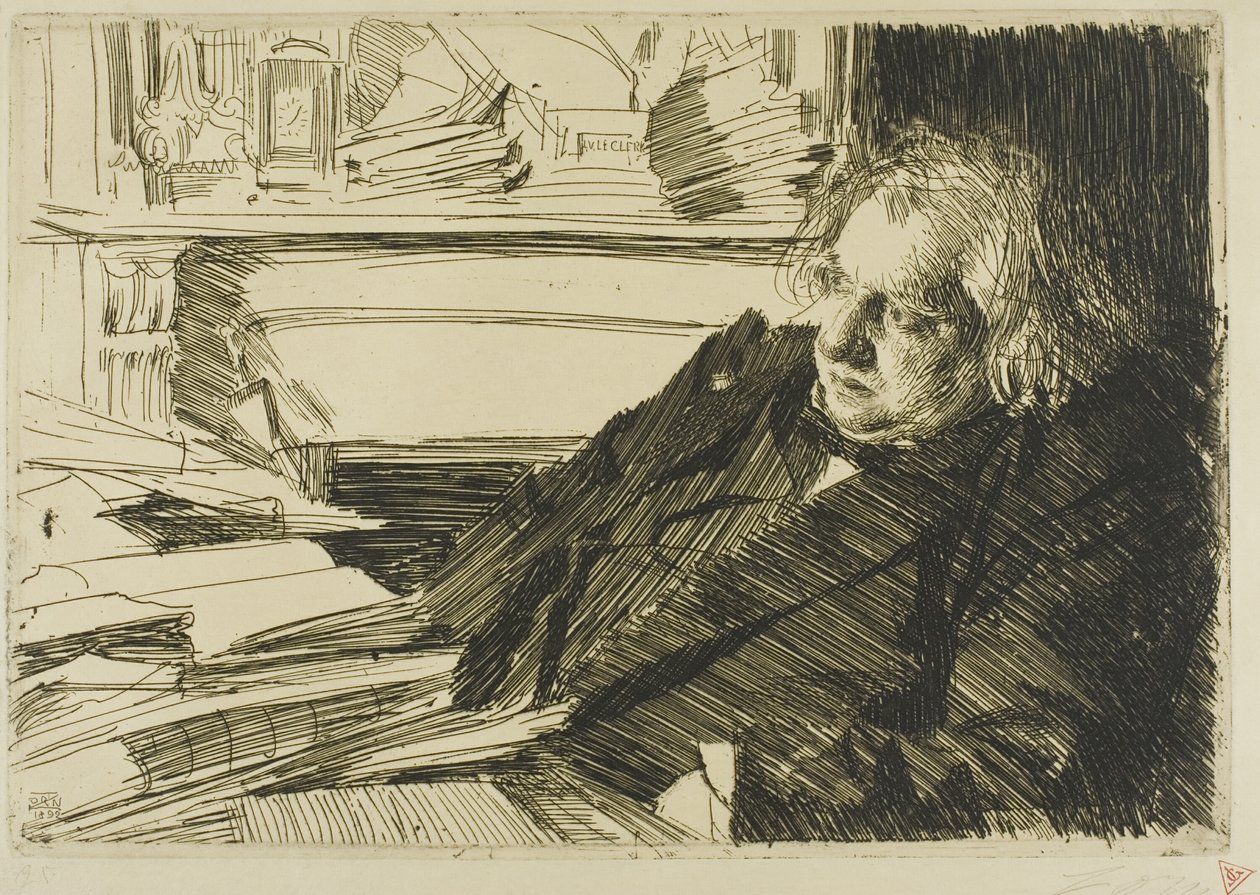 Ernest Rena autorstwa Anders Leonard Zorn