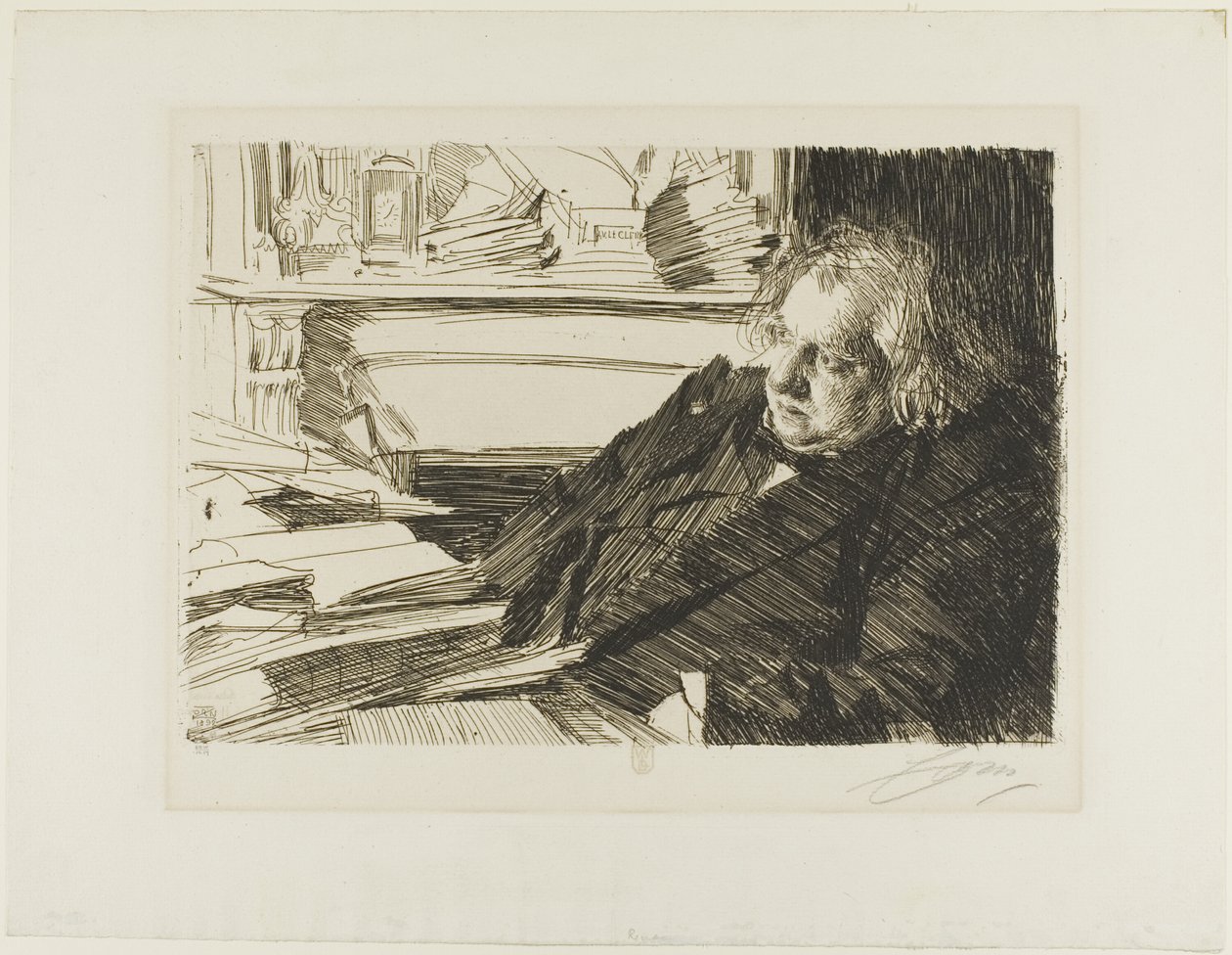 Ernest Rena autorstwa Anders Leonard Zorn