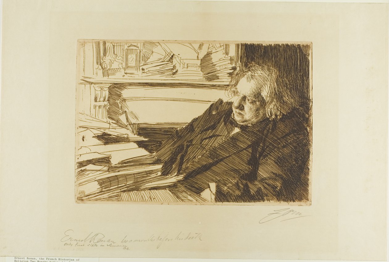 Ernest Rena autorstwa Anders Leonard Zorn