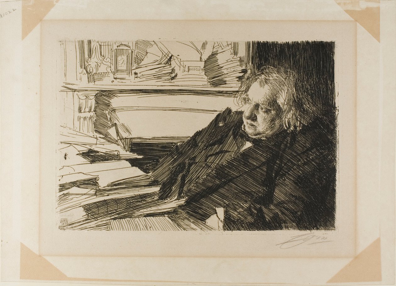 Ernest Rena autorstwa Anders Leonard Zorn