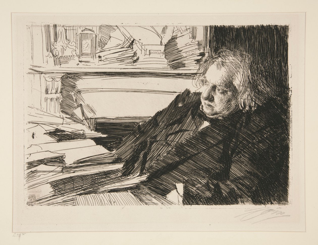 Ernest Rena autorstwa Anders Leonard Zorn