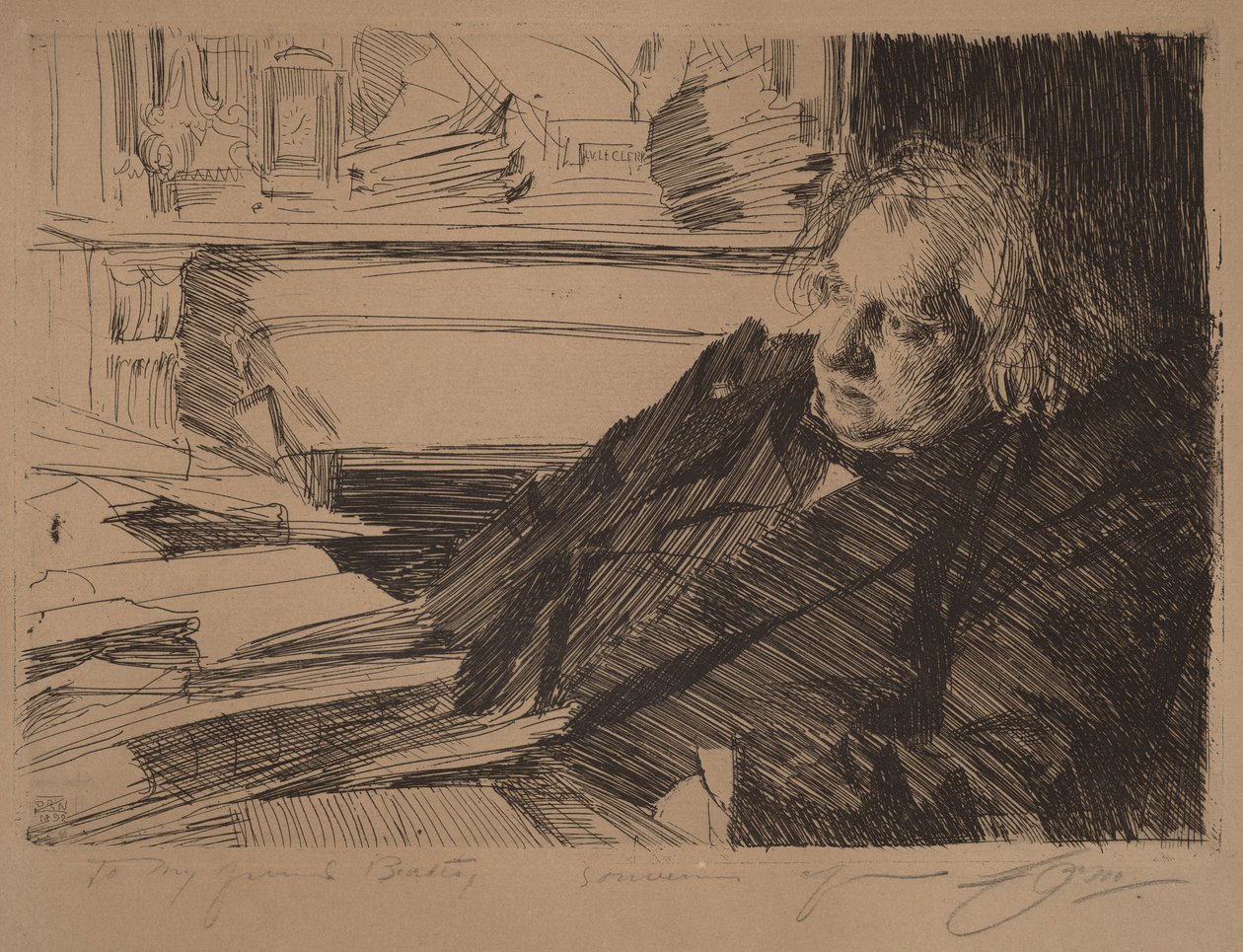 Ernest Renan autorstwa Anders Zorn