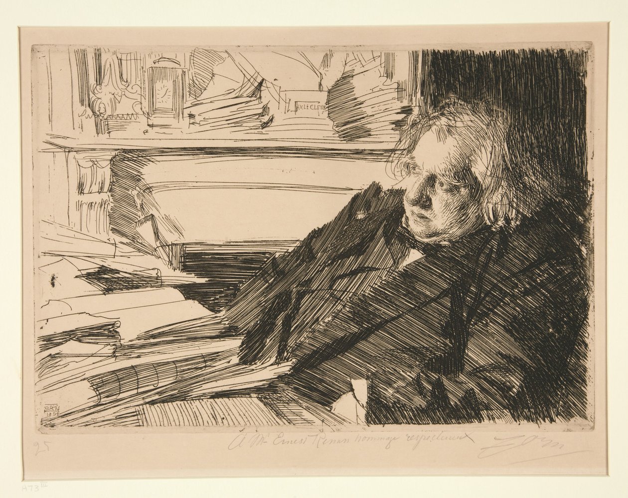 Ernest Renan autorstwa Anders Zorn