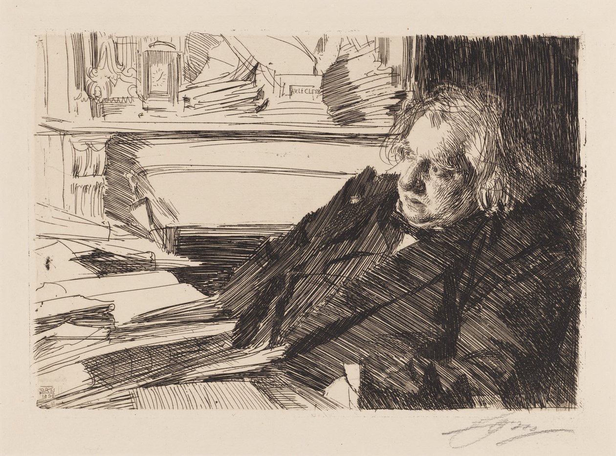 Ernest Renan autorstwa Anders Zorn