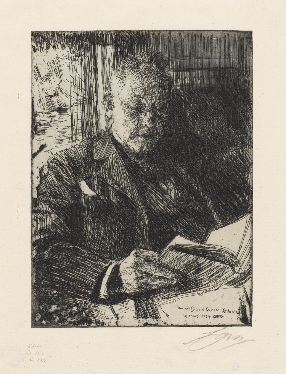 Współpodróżny, pan Ch. Deering autorstwa Anders Zorn