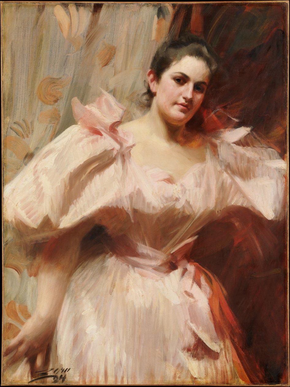 Frieda Schiff (1876-1958), późniejsza pani Felix M. Warburg autorstwa Anders Zorn