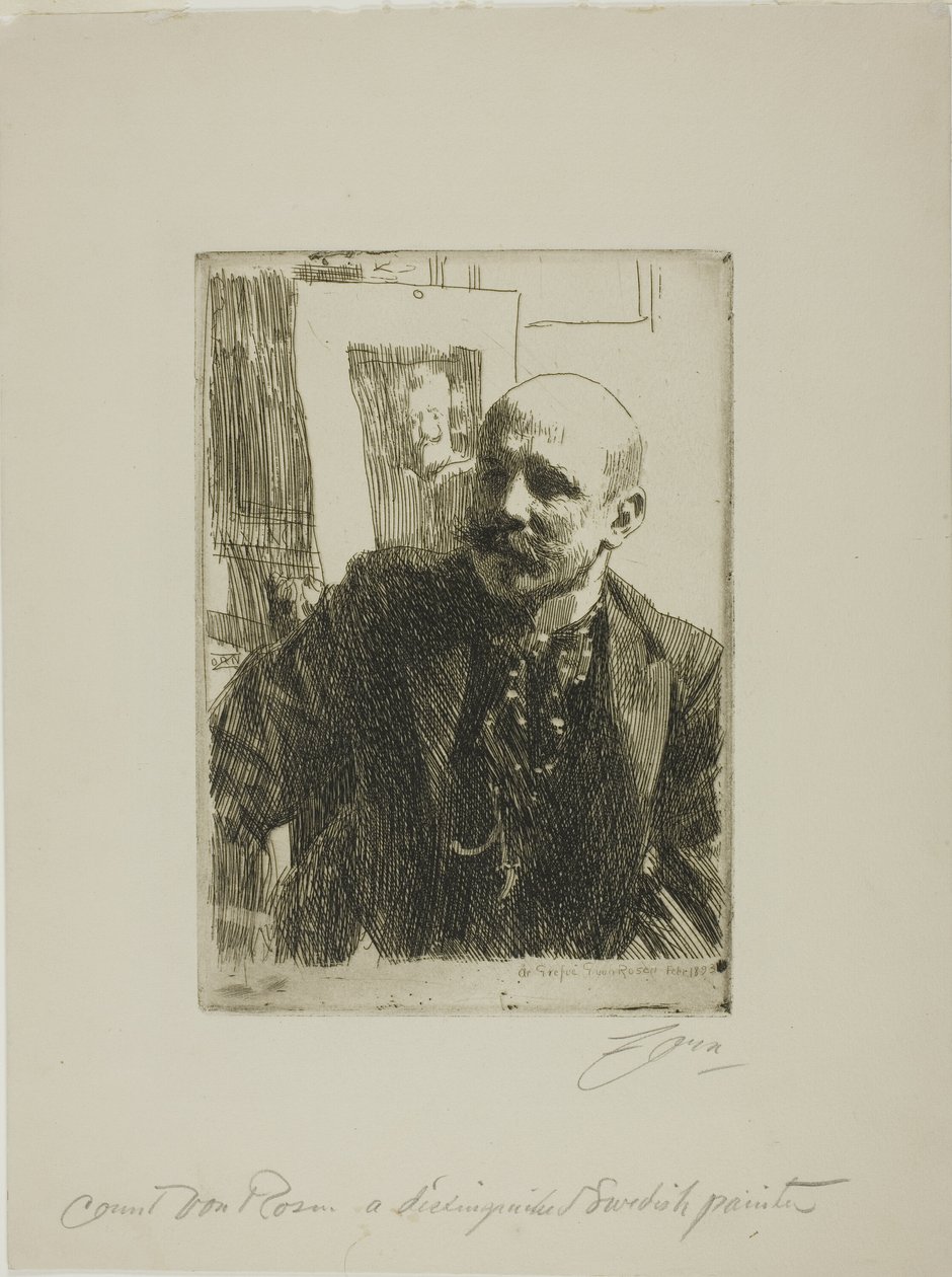 Jerzy z Rosen autorstwa Anders Leonard Zorn