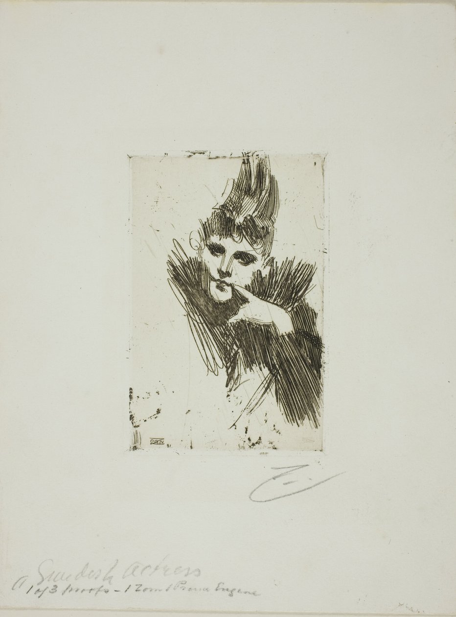 Gerda Grönberg I autorstwa Anders Leonard Zorn