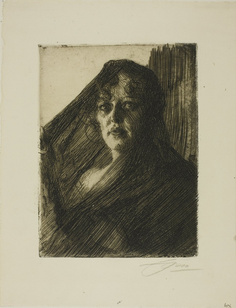 Gerda Lundequist autorstwa Anders Leonard Zorn