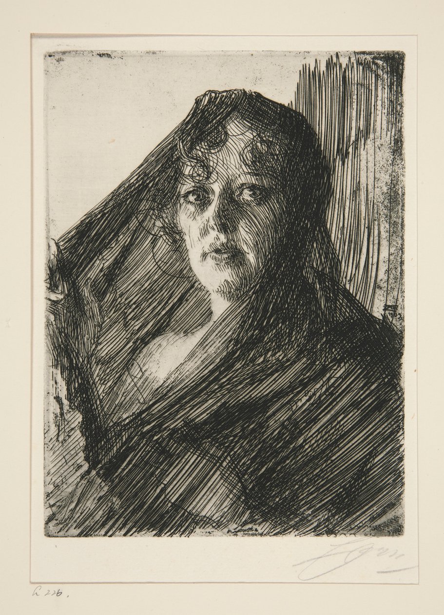 Gerda Lundequist autorstwa Anders Leonard Zorn