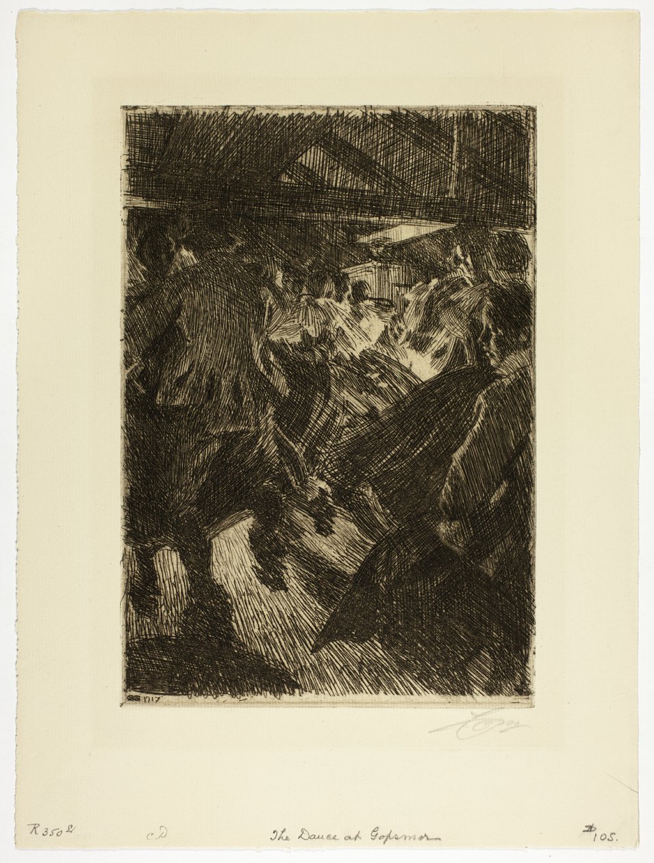 Domek Gopsmor autorstwa Anders Leonard Zorn
