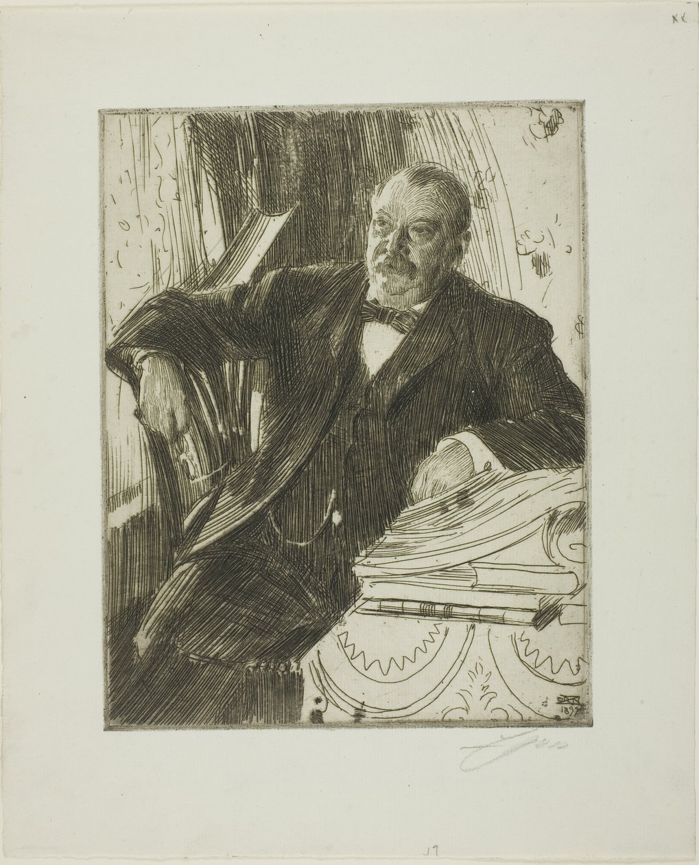Grover Cleveland II autorstwa Anders Leonard Zorn