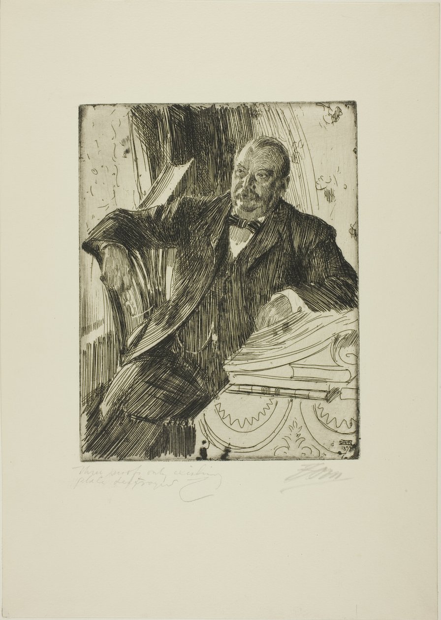 Grover Cleveland II autorstwa Anders Leonard Zorn