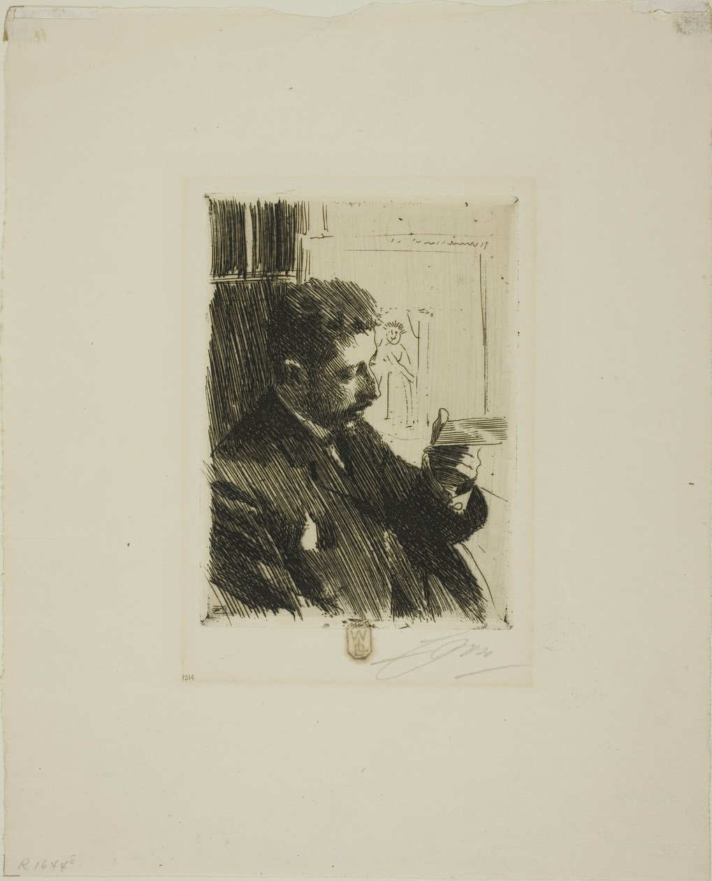 Jego Wysokość Książę Eugen Szwecji autorstwa Anders Leonard Zorn