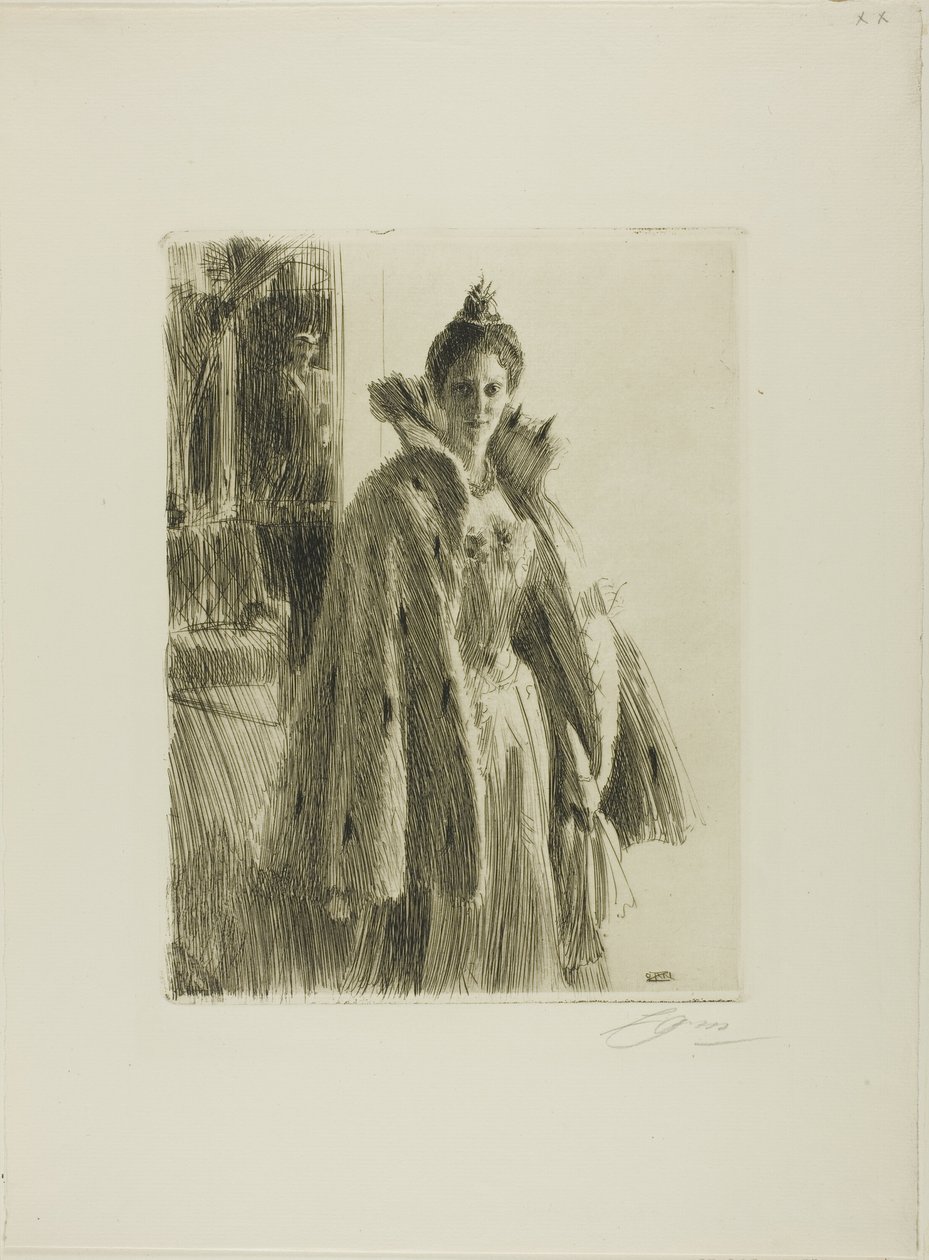 J.R.H. Księżniczka Ingeborg Szwecji II autorstwa Anders Leonard Zorn