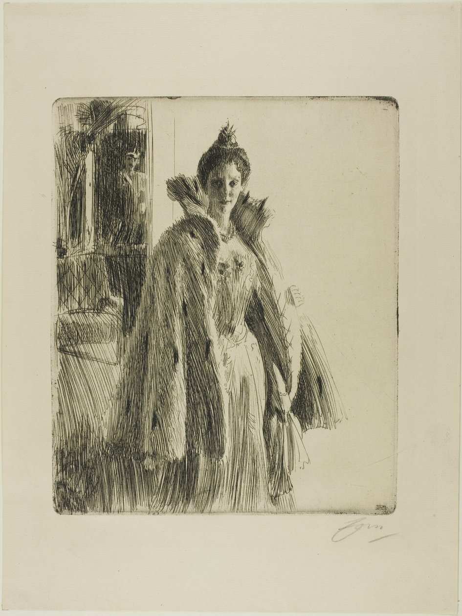 J.R.H. Księżniczka Ingeborg Szwecji II autorstwa Anders Leonard Zorn