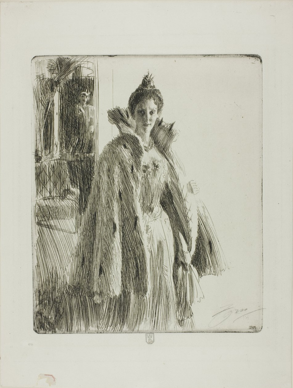 J.R.H. Księżniczka Ingeborg Szwecji II autorstwa Anders Leonard Zorn
