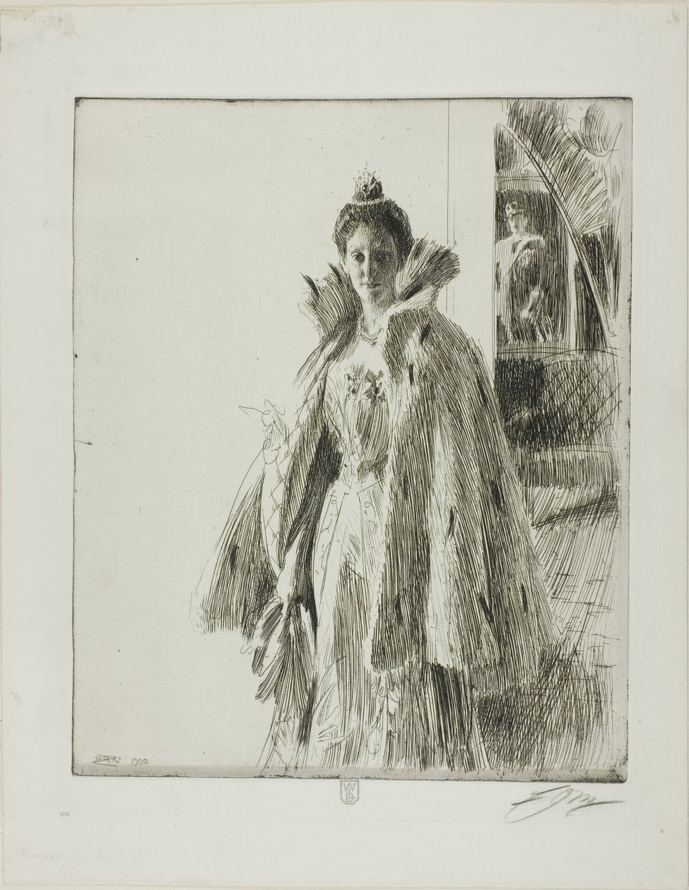 HR Księżniczka Ingeborg Szwecji I autorstwa Anders Leonard Zorn