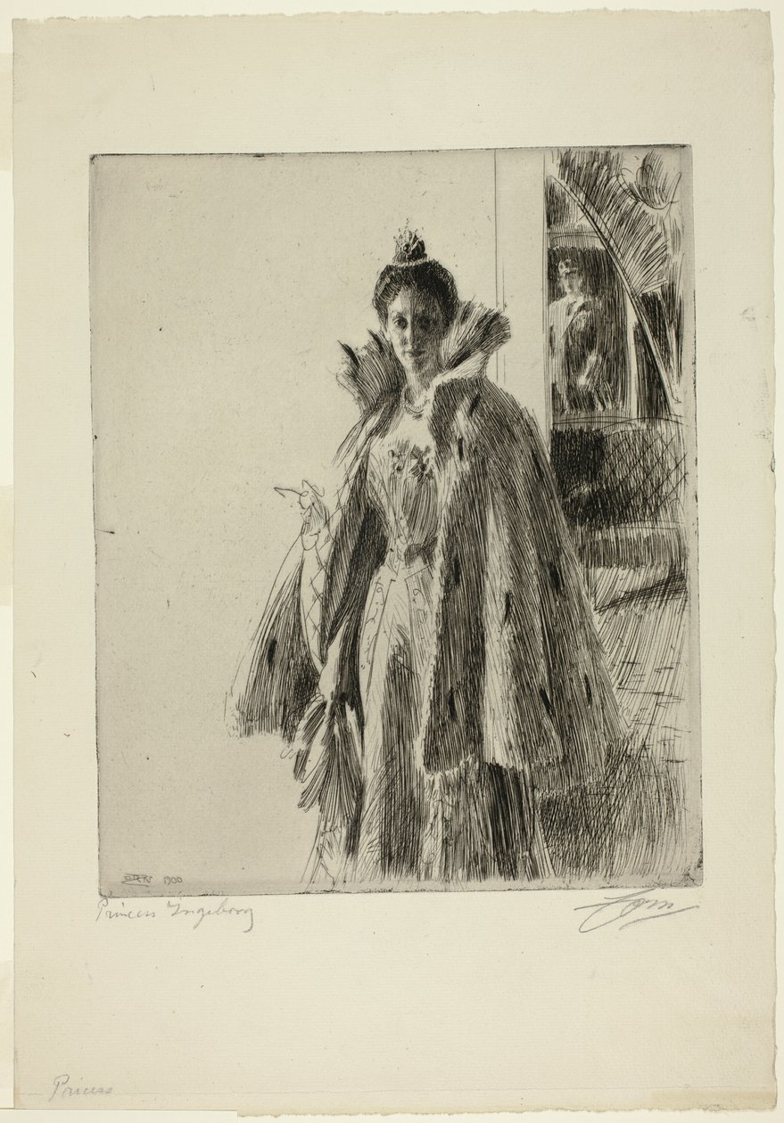 HR Księżniczka Ingeborg Szwecji I autorstwa Anders Leonard Zorn