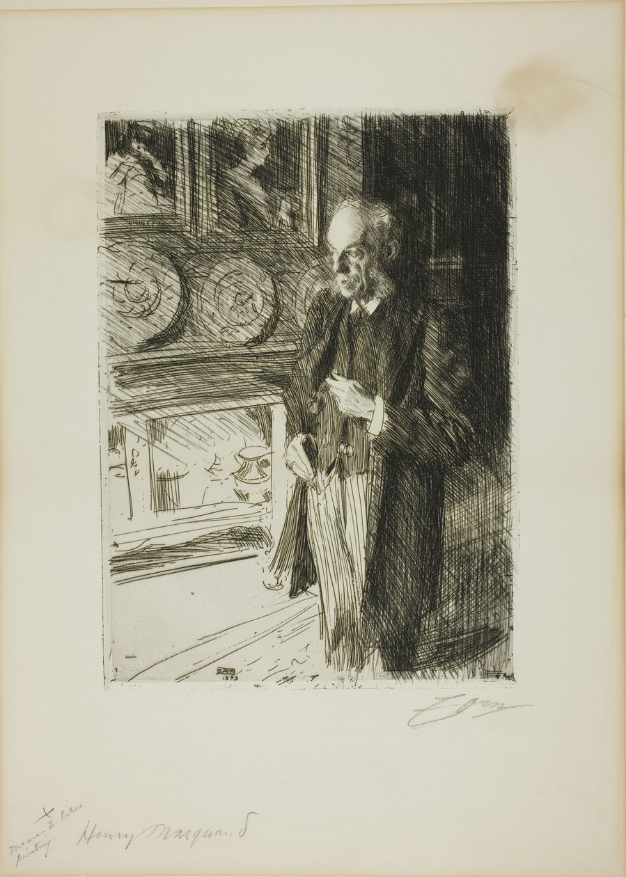 Henry Marquand autorstwa Anders Leonard Zorn