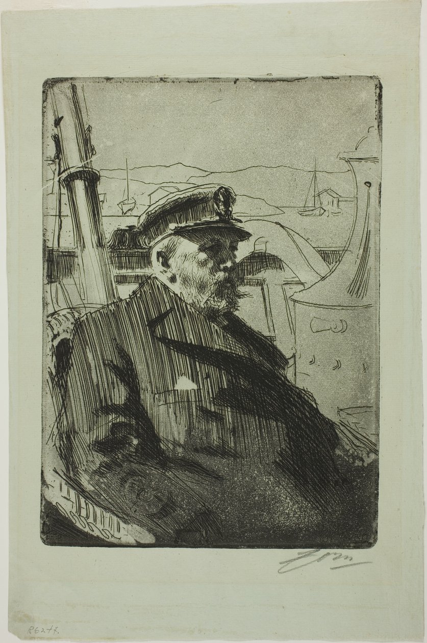 Król Oskar II (druga płyta) autorstwa Anders Leonard Zorn