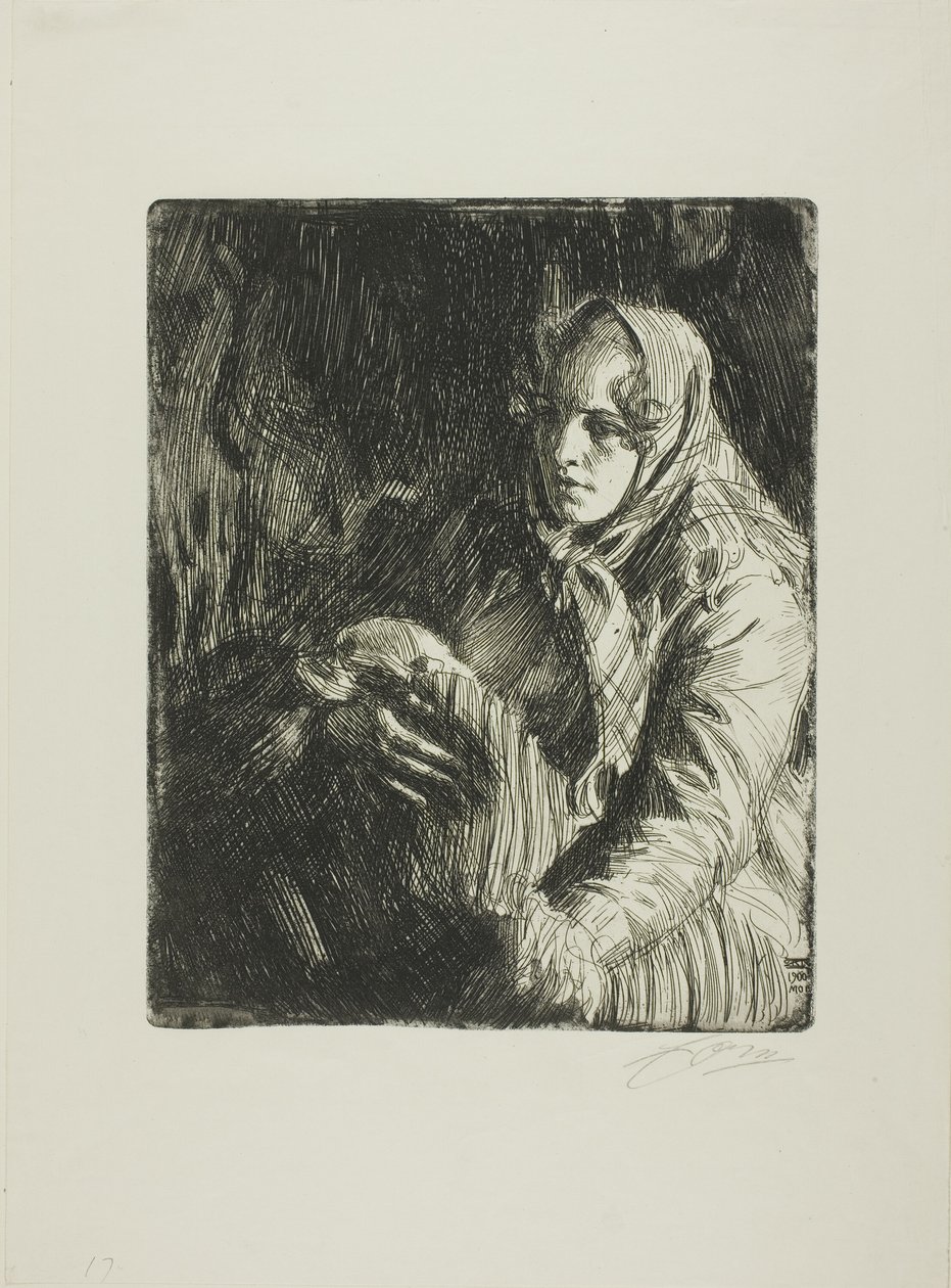 Madonna (Matka) autorstwa Anders Leonard Zorn
