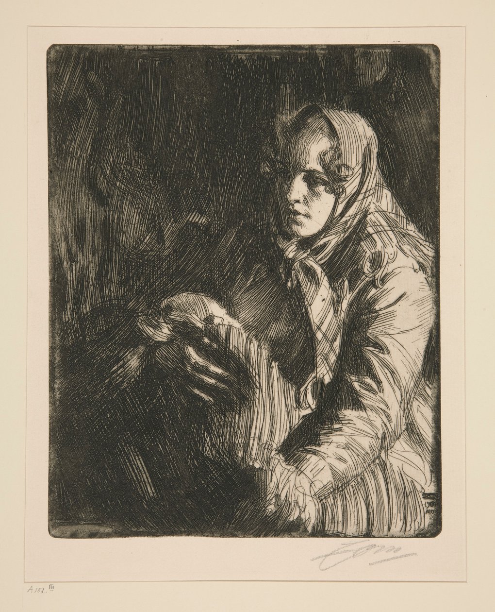 Madonna (Matka) autorstwa Anders Leonard Zorn