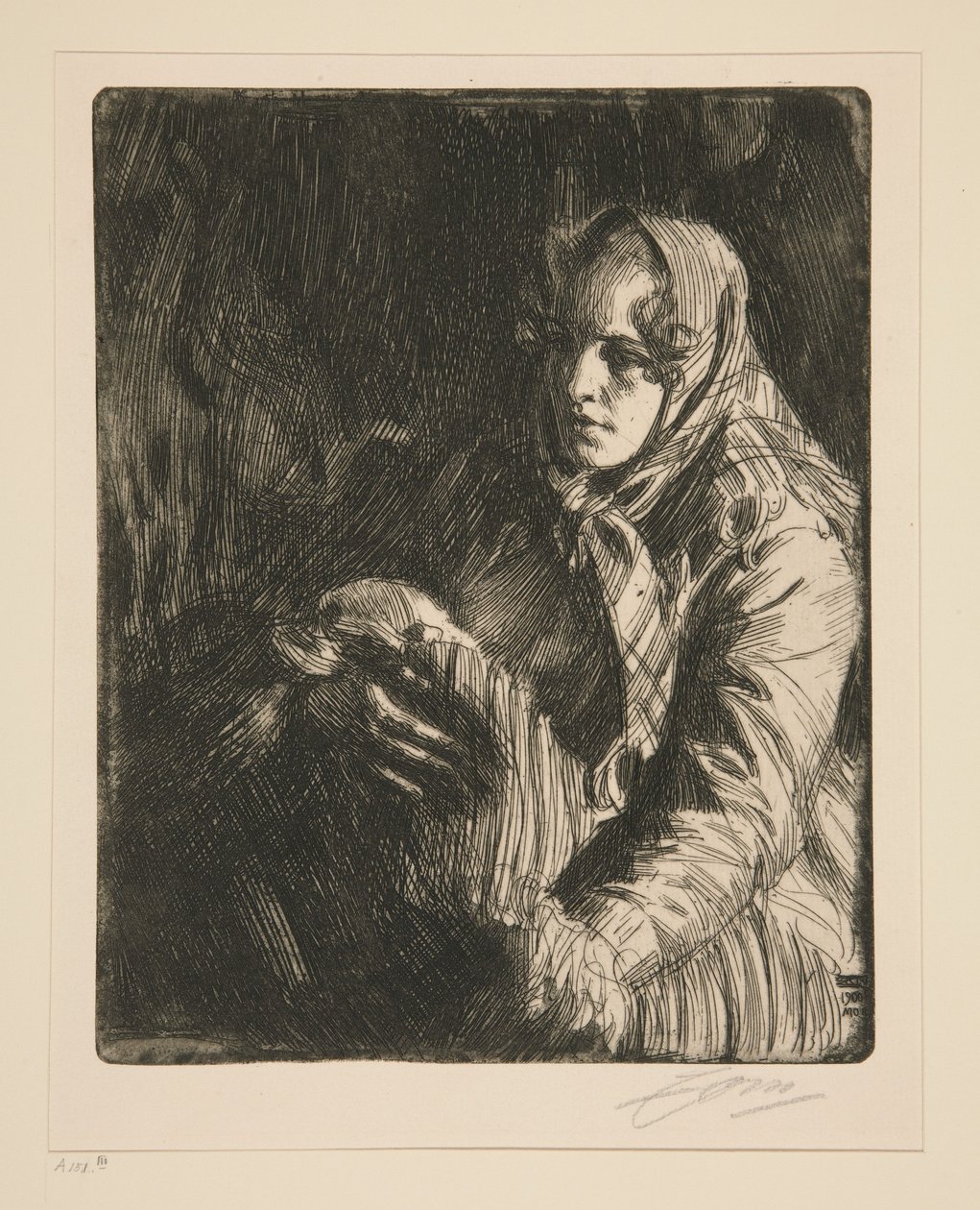 Madonna (Matka) autorstwa Anders Zorn