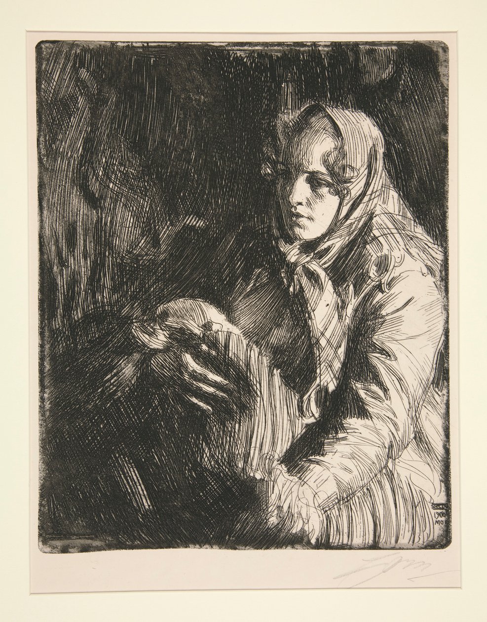 Madonna autorstwa Anders Leonard Zorn