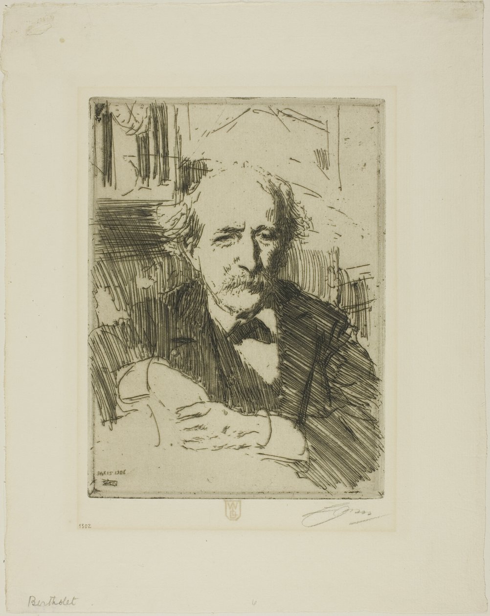 Marcellin Berthelot autorstwa Anders Leonard Zorn