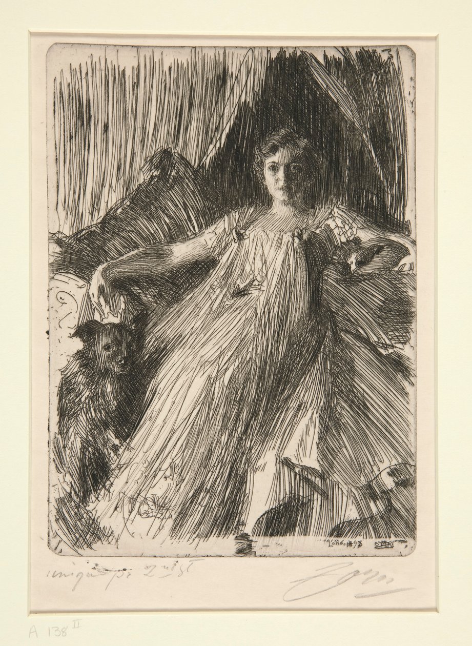 Maud Cassel (Pani Ashley) autorstwa Anders Leonard Zorn