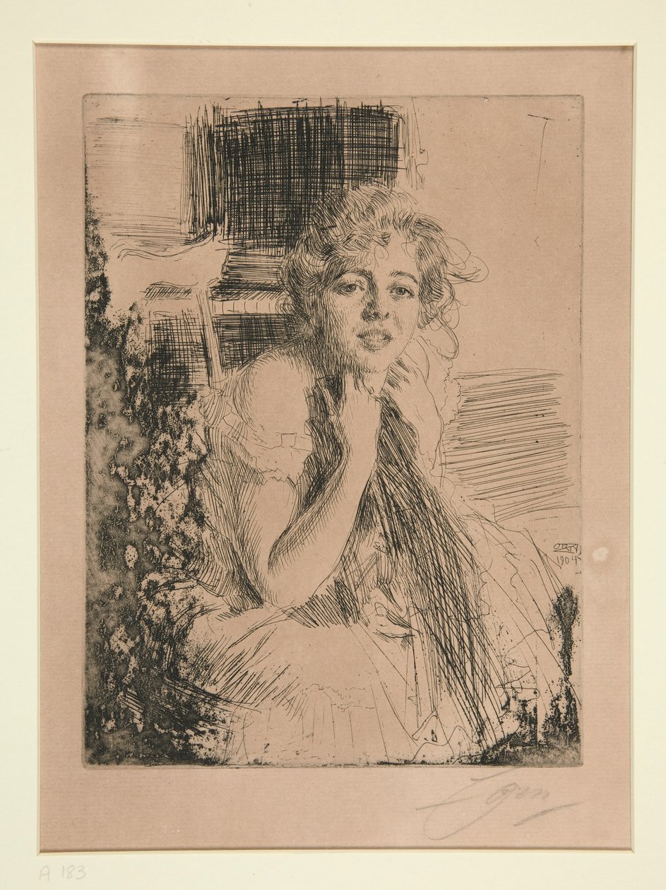 SM. Emma Rasmussen autorstwa Anders Leonard Zorn
