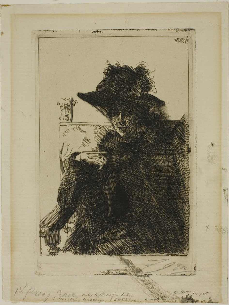 Mme Armand Dayot autorstwa Anders Leonard Zorn