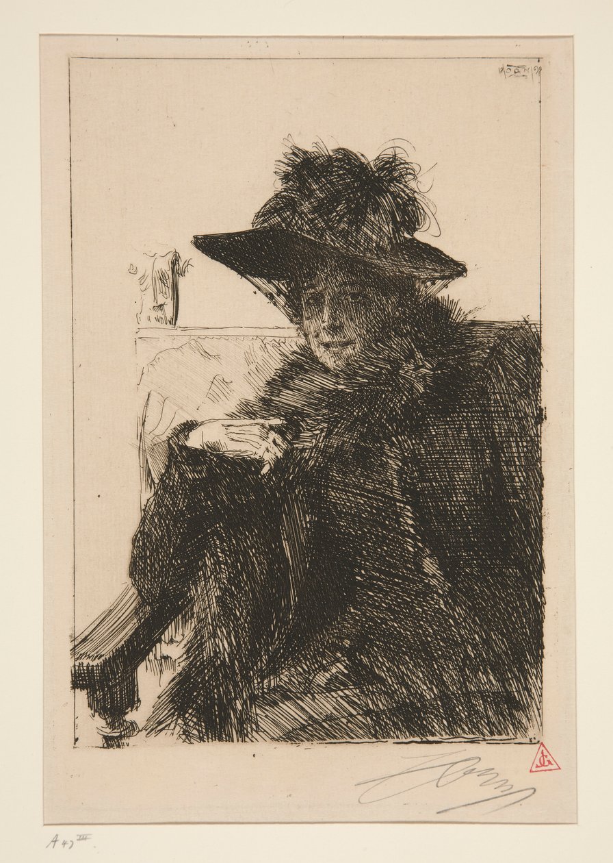 Mm. Armand Dayot autorstwa Anders Leonard Zorn