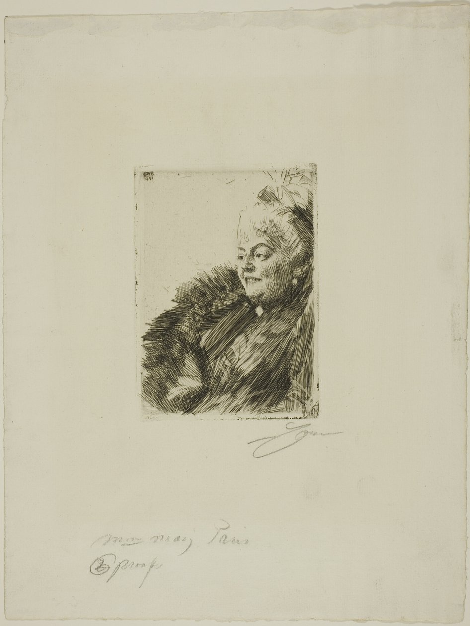 Pani Georges II maja autorstwa Anders Leonard Zorn