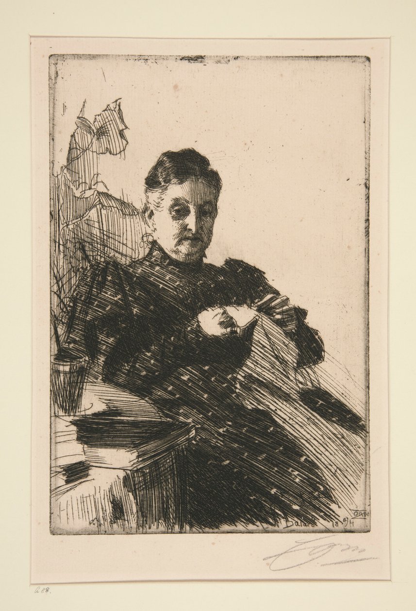 Pani Lamm II autorstwa Anders Leonard Zorn