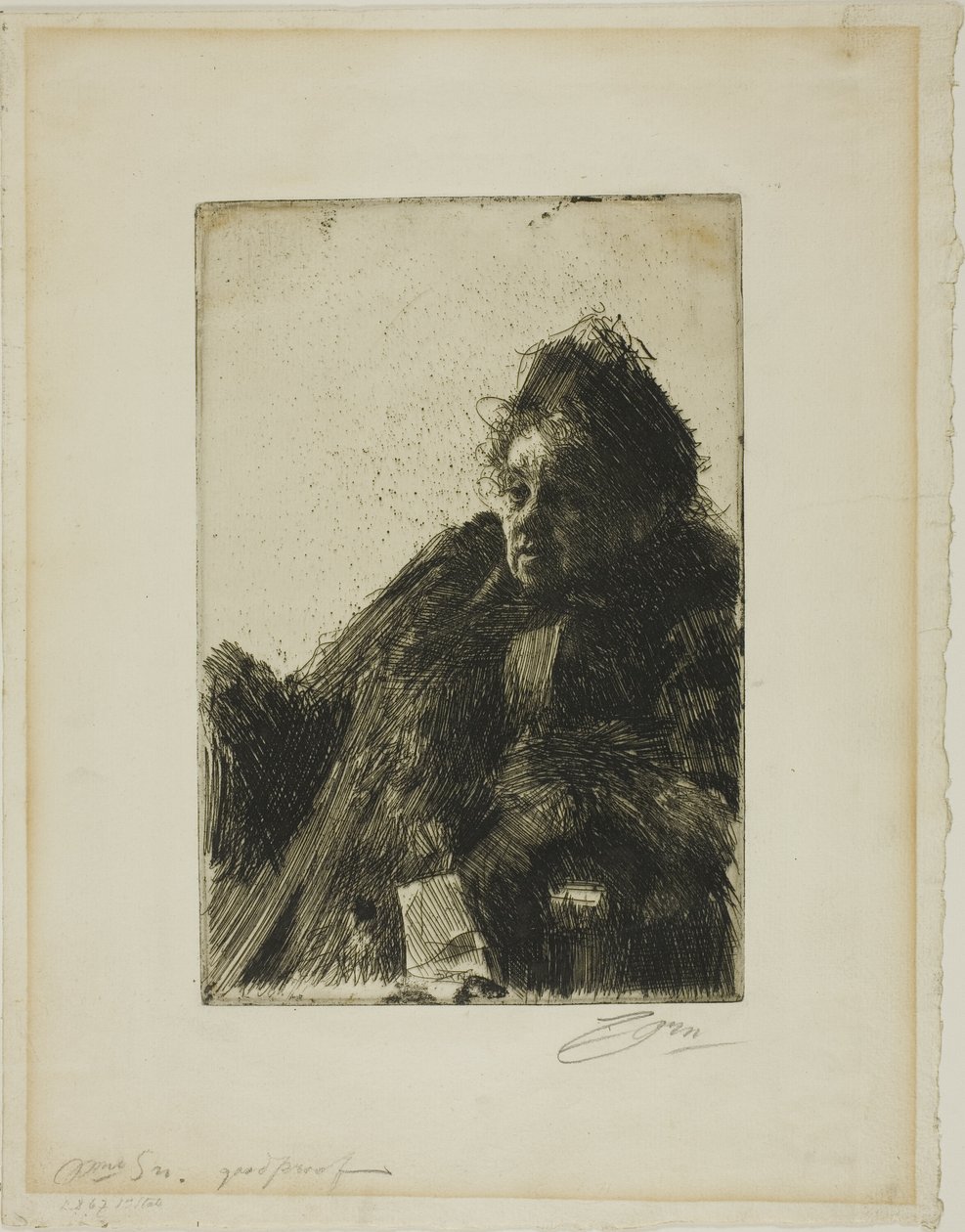 Pani Szymon II autorstwa Anders Leonard Zorn