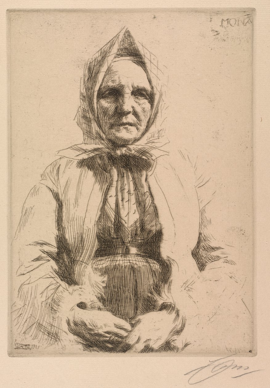 Mona autorstwa Anders Leonard Zorn