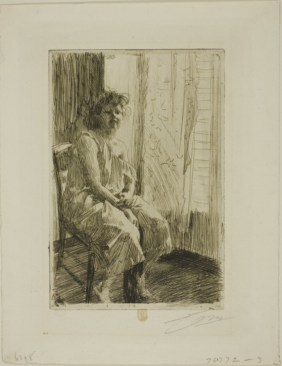 Poranek autorstwa Anders Leonard Zorn