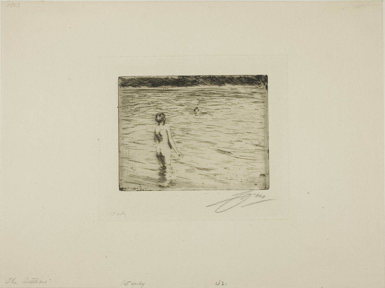 Matka w kąpieli autorstwa Anders Leonard Zorn