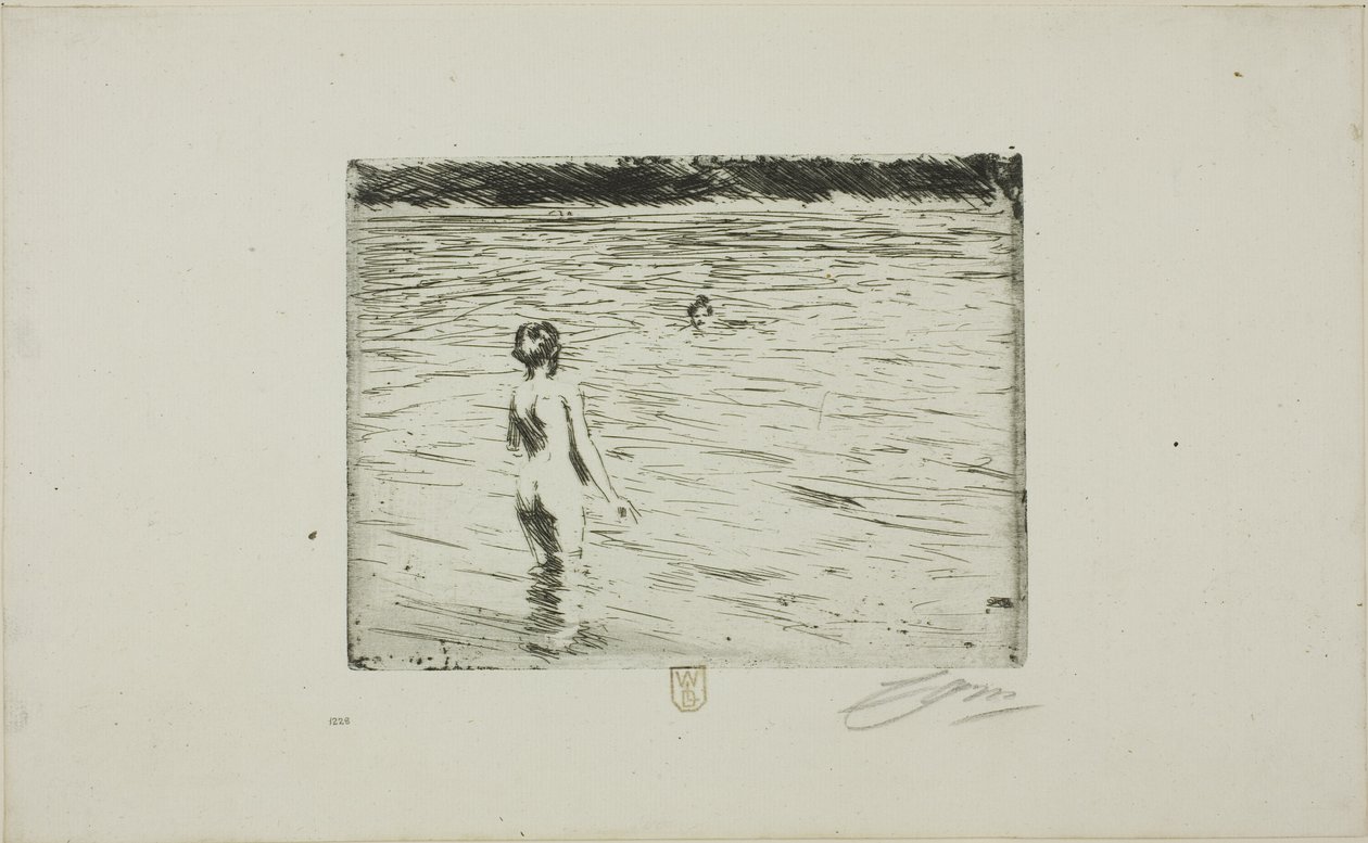 Matka w kąpieli autorstwa Anders Leonard Zorn