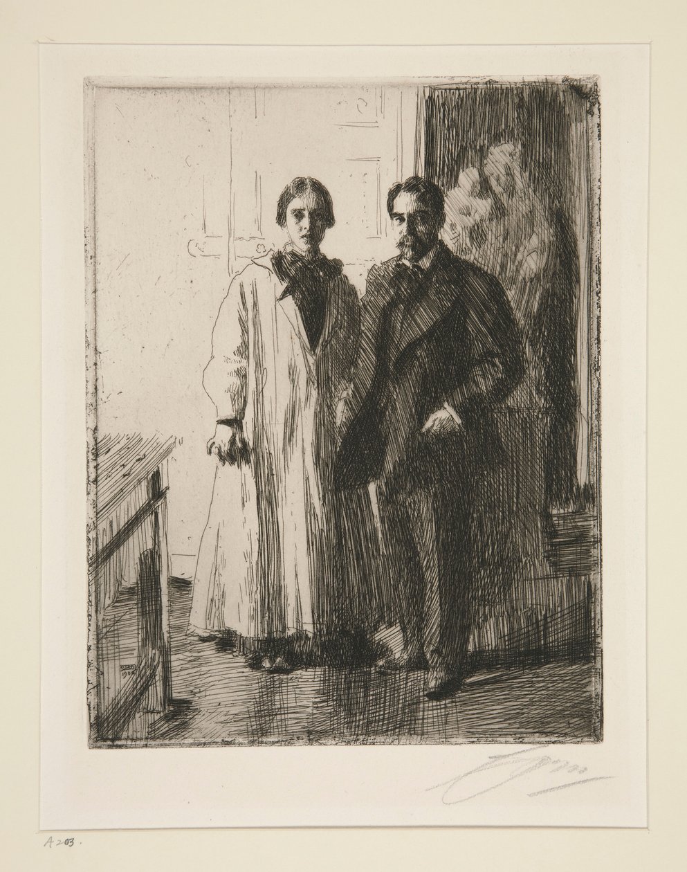 Państwo Atherton Curtis autorstwa Anders Leonard Zorn